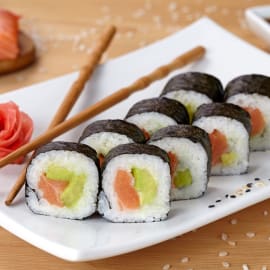 Salmon Avocado Roll Salmon Avocado Roll