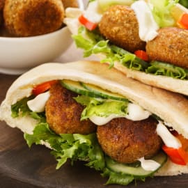 Falafel Pita Falafel Pita