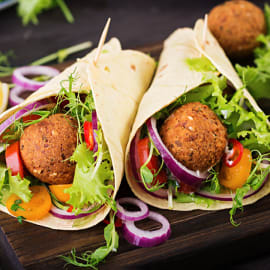 Falafel Wrap Falafel Wrap