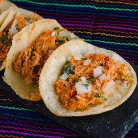Tinga de Pollo Taco Tinga de Pollo Taco