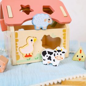 Tooky Toy Farmos fa formabedobó istálló