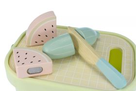 Tooky Toy Fa szeletelhető ételek készlet - 31 db-os