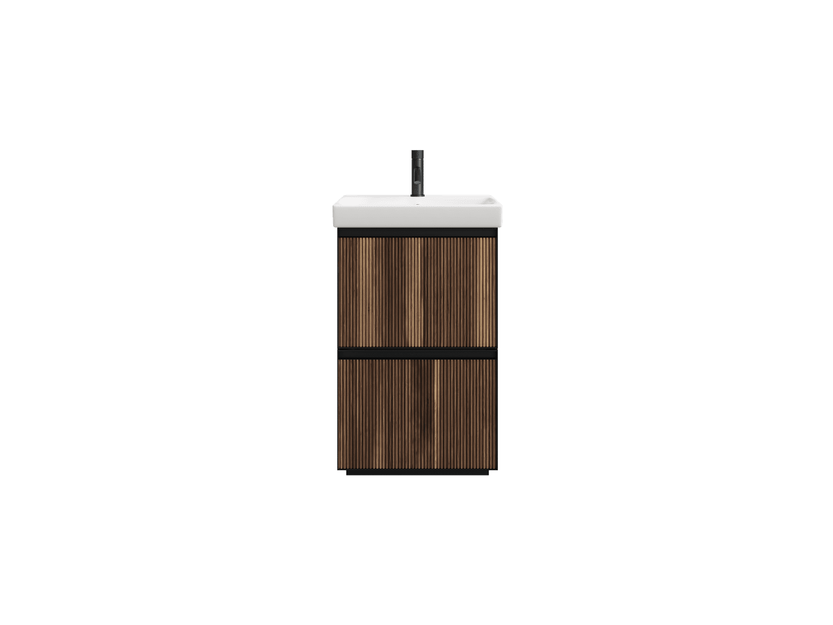 Slat Base Mini ∙ Walnut 2 Drawer image