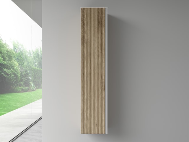 Slat ∙ Natural Oak Tall Cabinet image