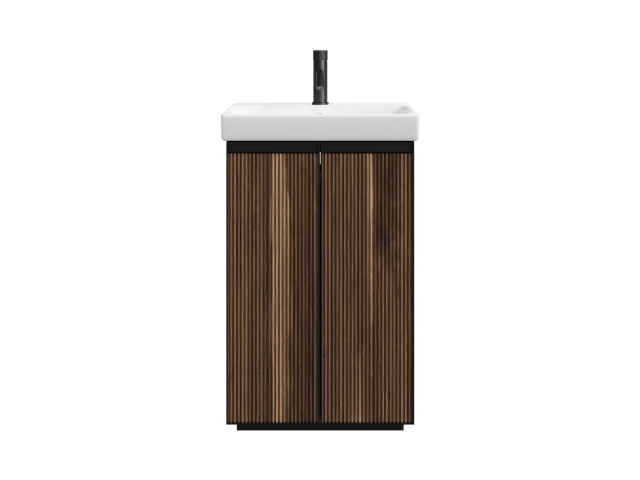 Slat Base Mini ∙ Walnut 2 Door image