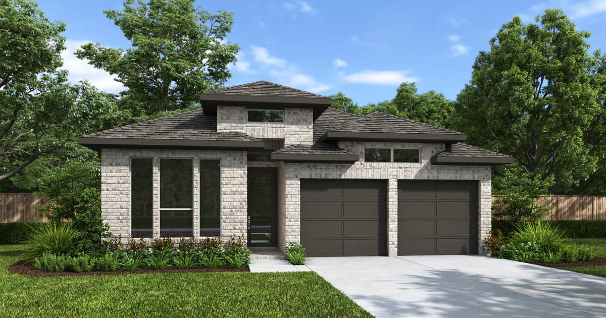 2188W House Plan in Grand Central Park 45, Houston, Texas | Available ...