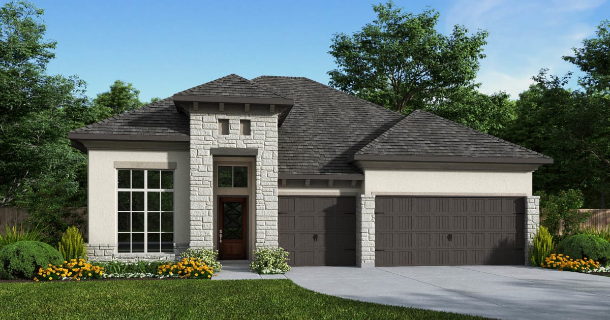 2695M House Plan in Lakes Of Cane Island 55, Houston, Texas