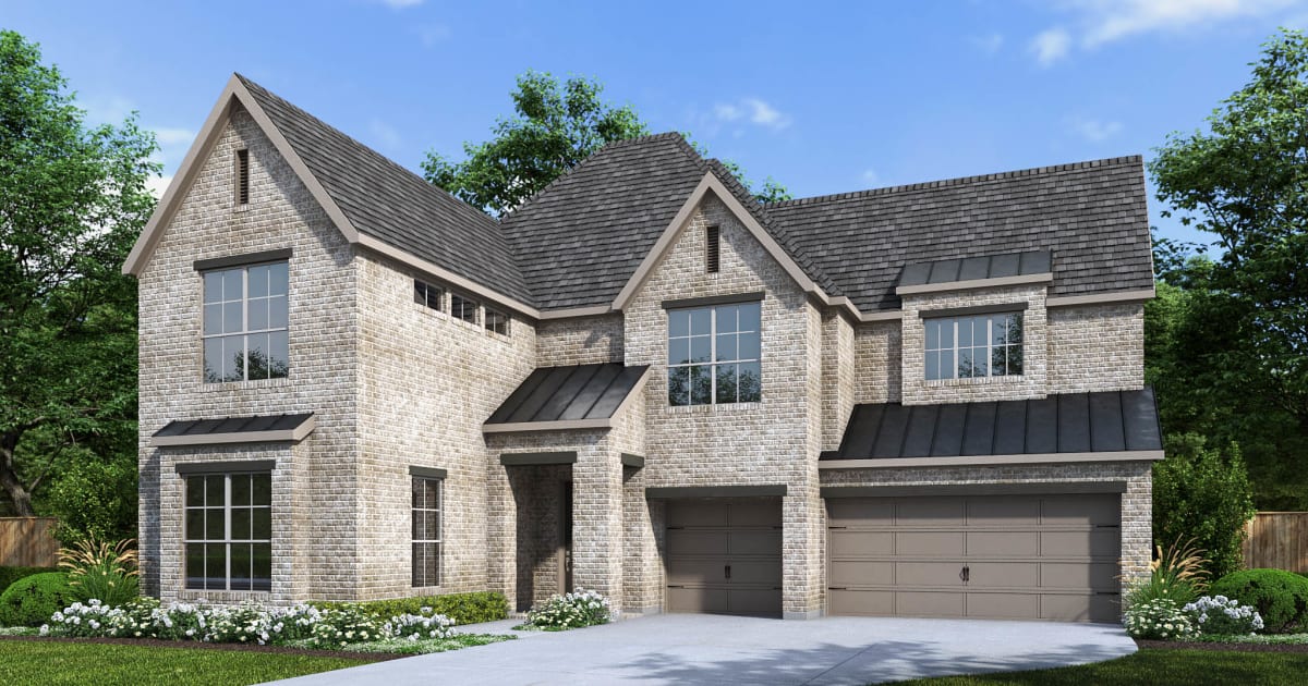3822W House Plan in Austin Point 60, Houston, Texas | Available to Build