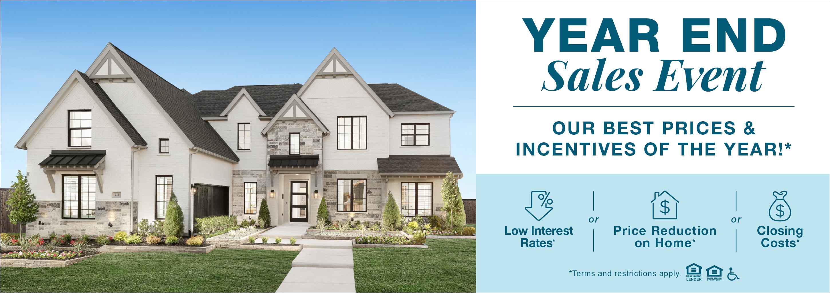 Year End Sales Event 2025 in Dallas. Our Best Prices & Incentives of the Year!