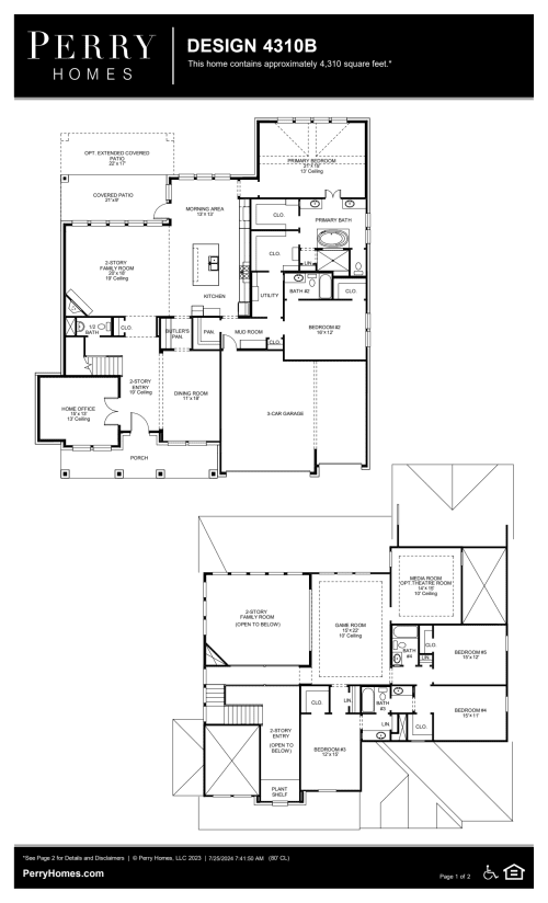 Floor plan PDF poster