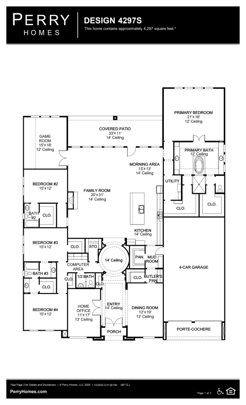 Floor plan PDF poster