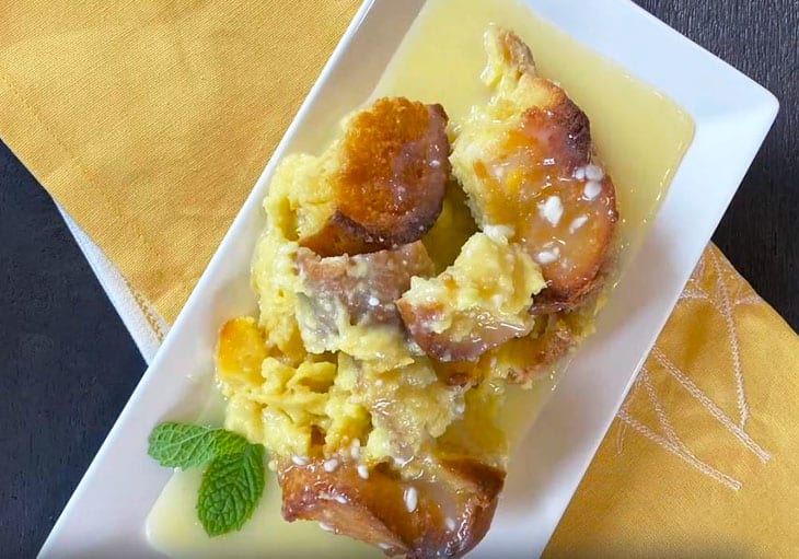 White Chocolate Bread Pudding Recipe