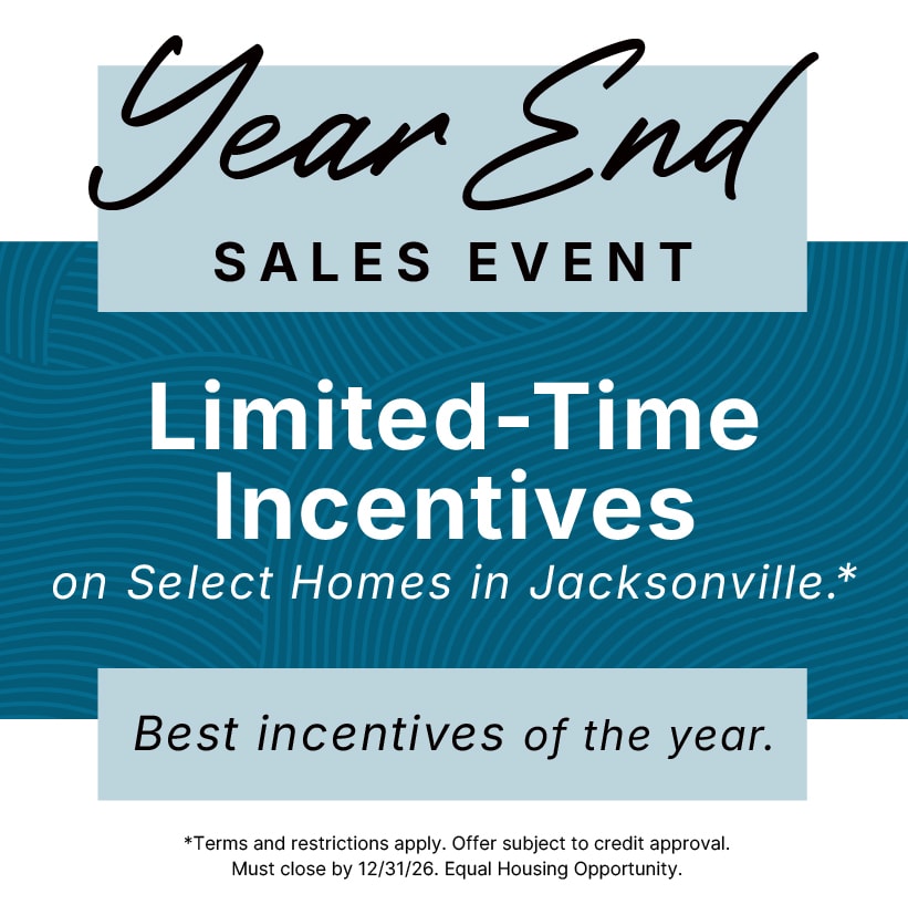 Year End Sales Event - Limited Time Incentives on Select Homes!