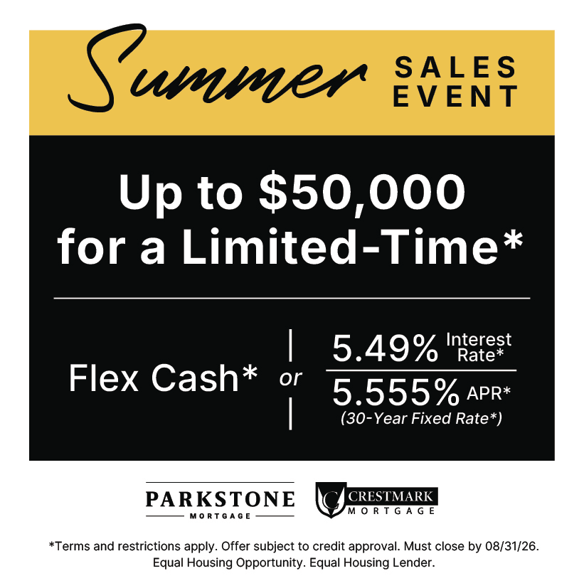 Summer sales Event 2026 in Austin. Incentives on Select Homes!