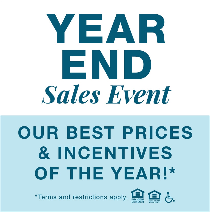 Year End Sales Event 2025 - Our Best Prices & Incentives!