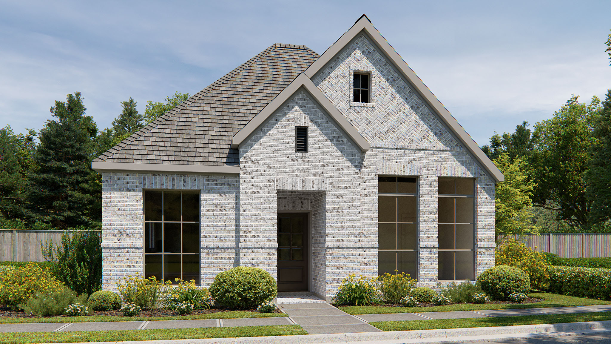Perry 1737W House Plan in Bridgeland Central 40, Houston, Texas