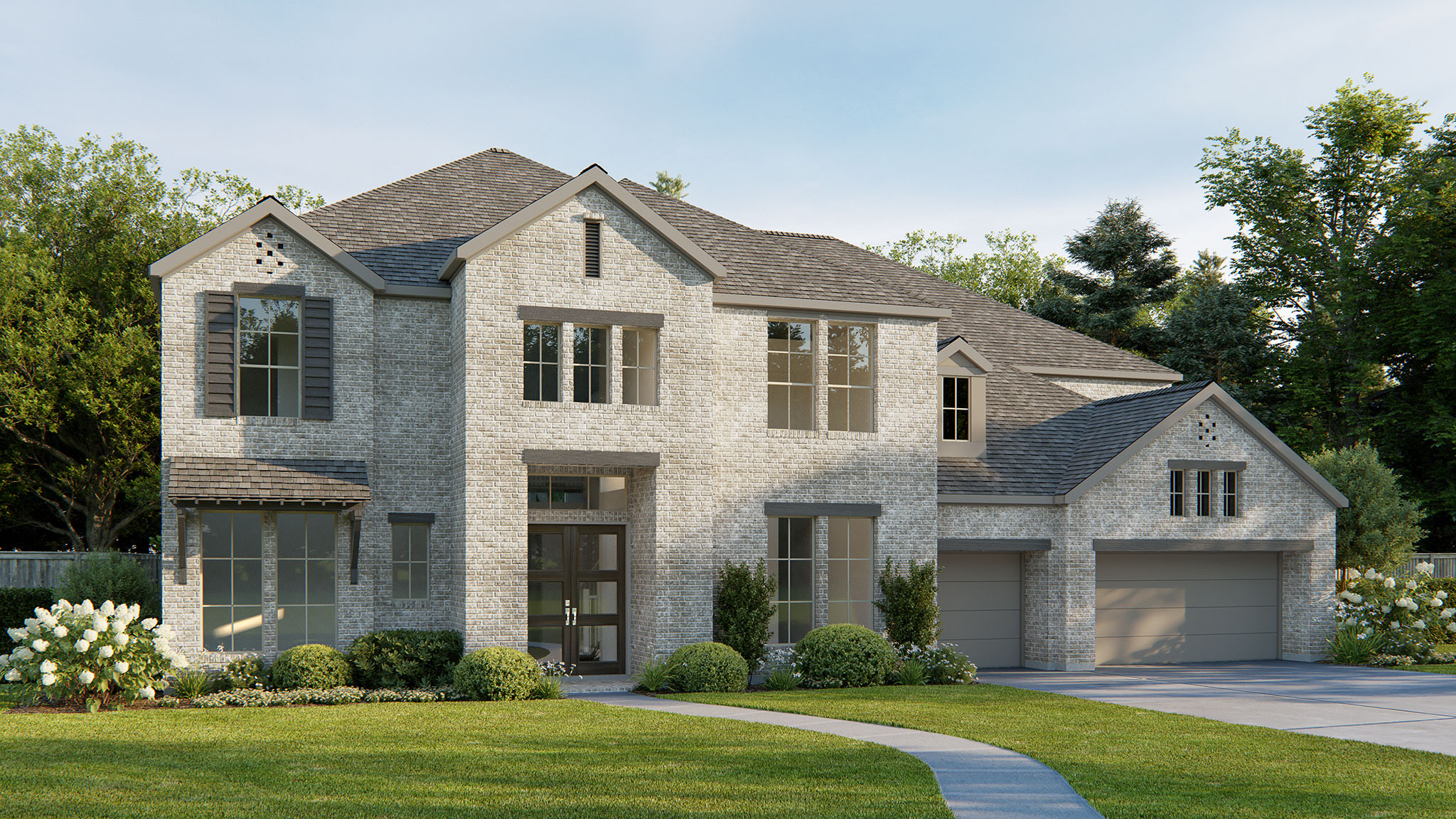 Design 4978W at 1260 Chariot Lane, Lucas, Texas