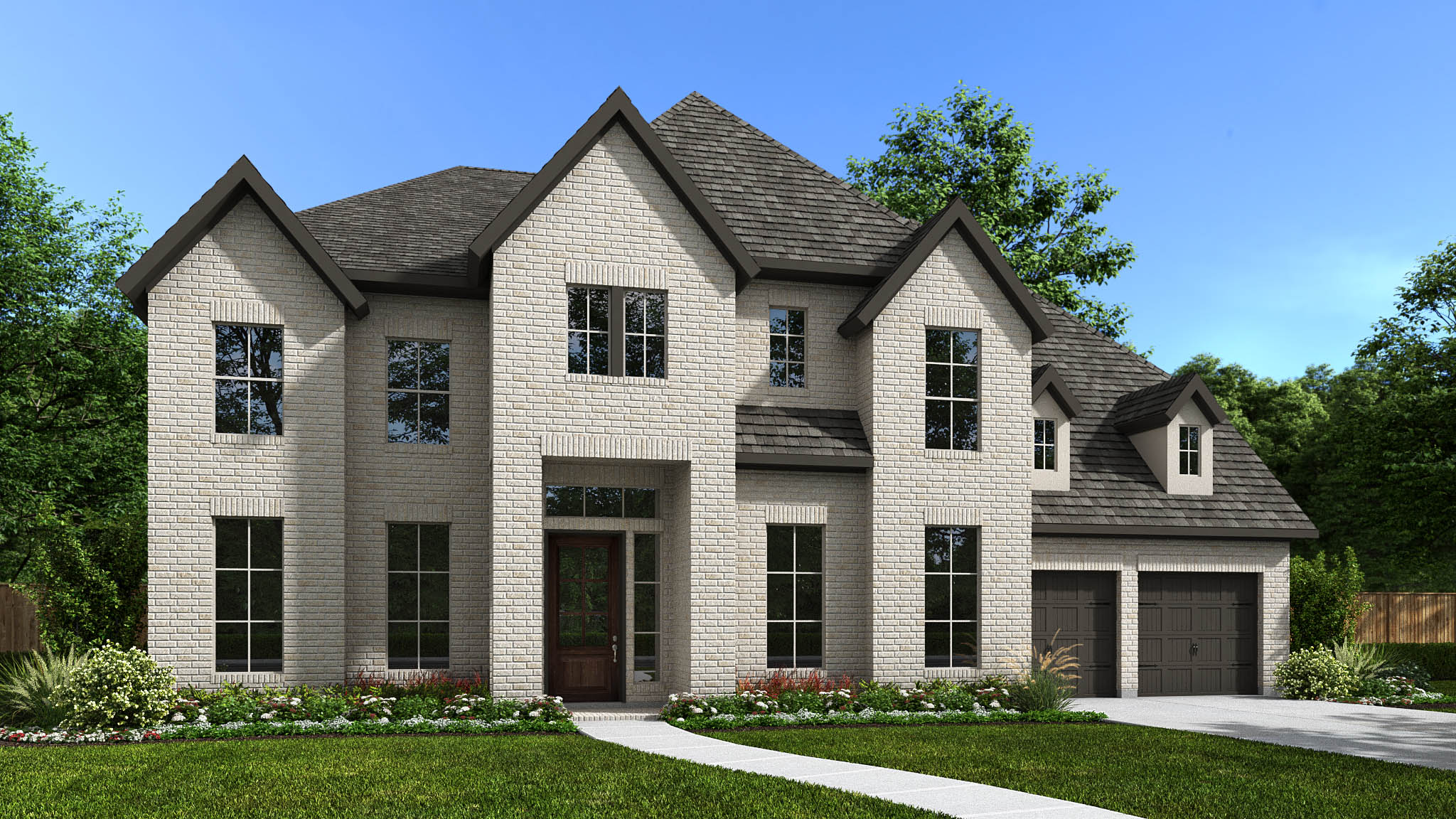 Design 4891W at 6008 Mesquite Creek Court, Fort Worth, Texas: photo 2