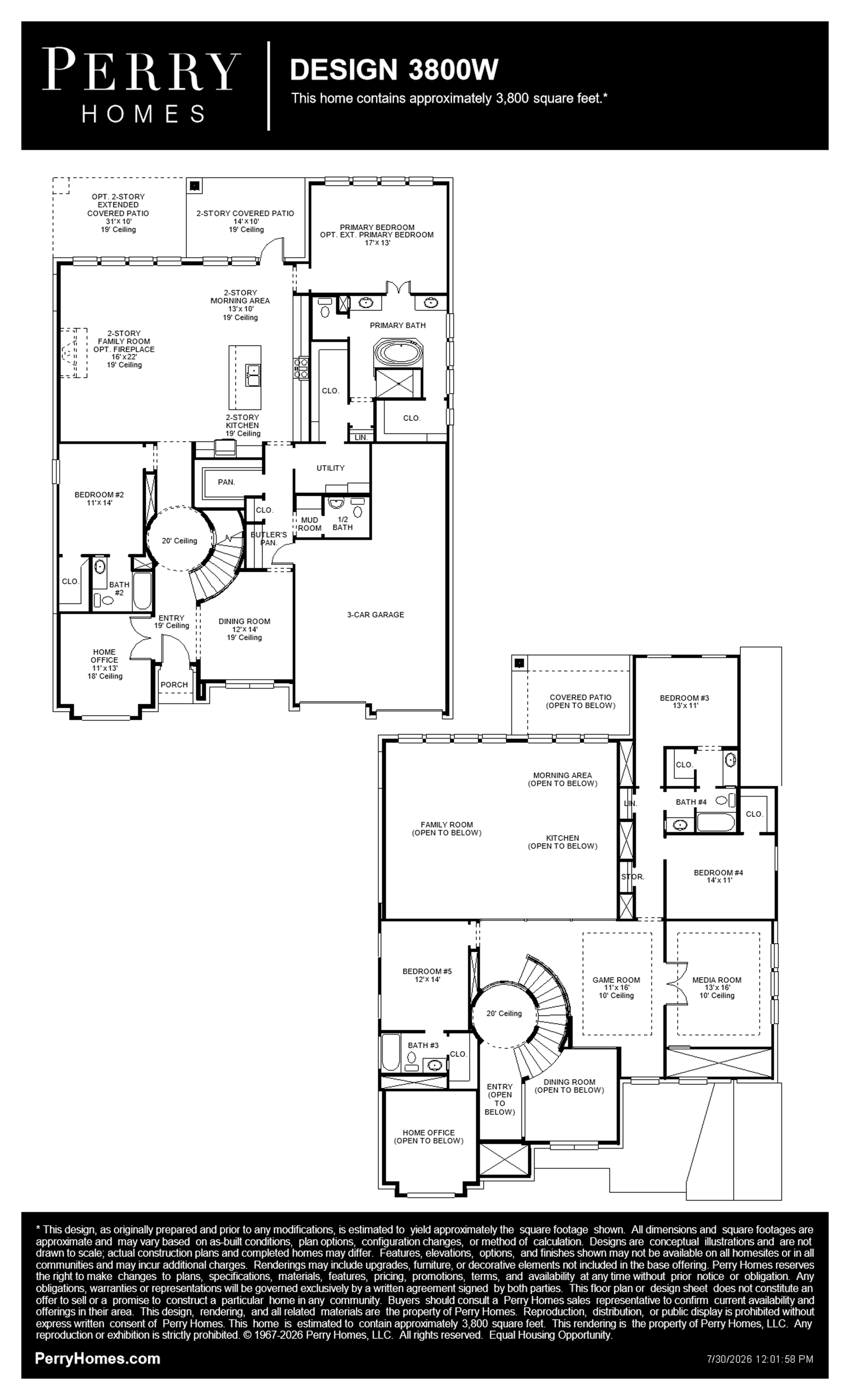 Design 3800W floor plan drawing