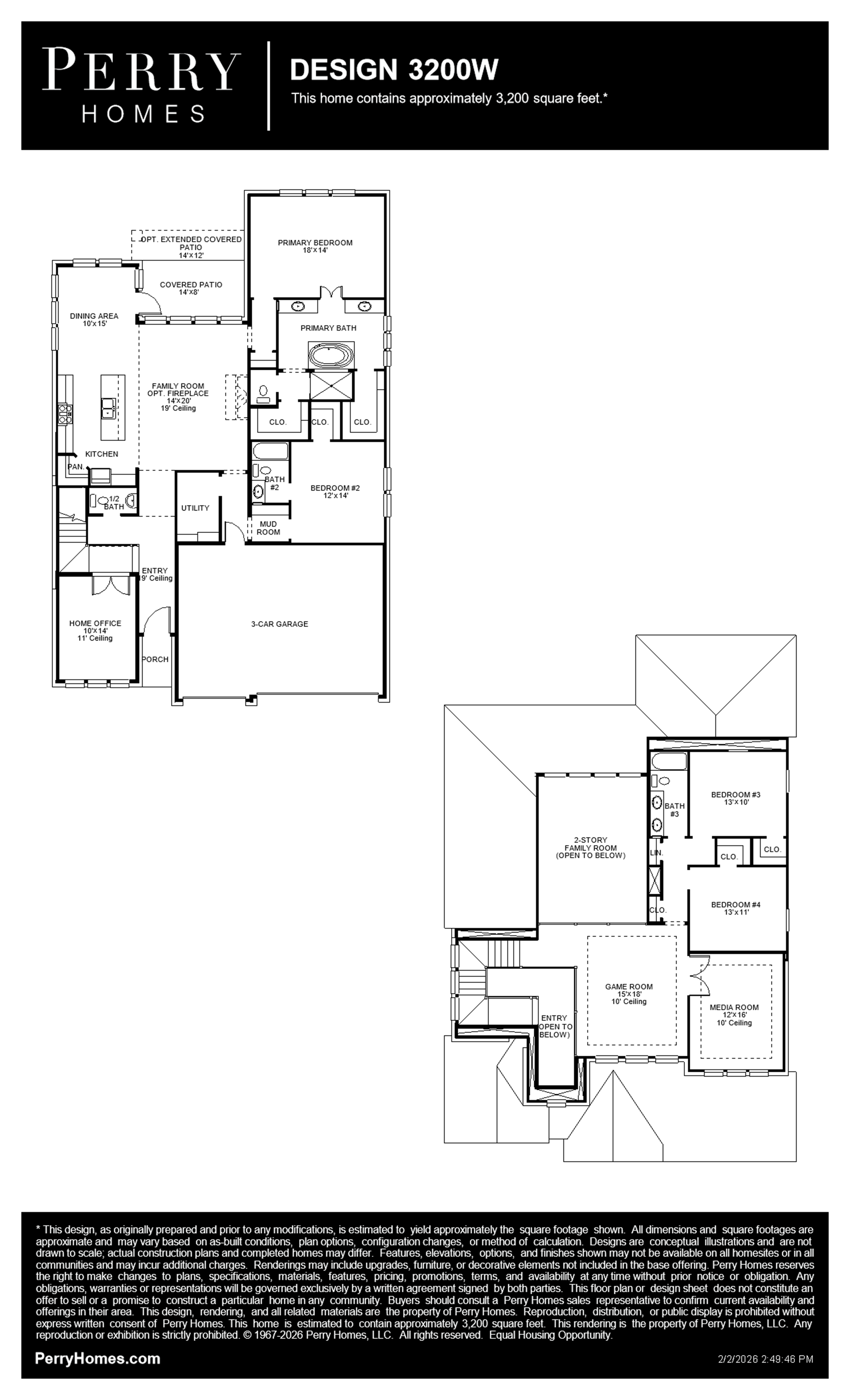 Design 3200W floor plan drawing