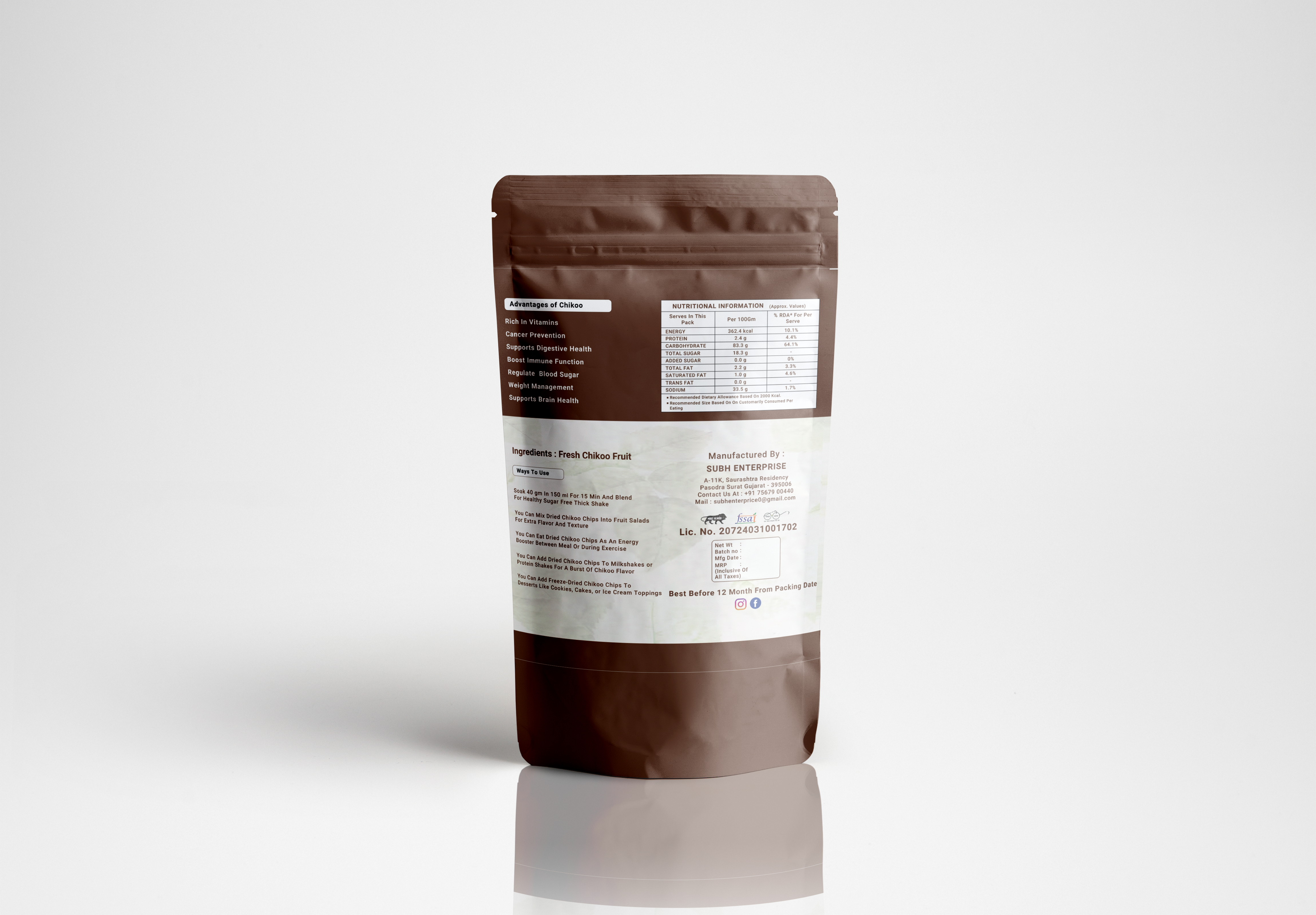 Stacks of sweet dried chikoo chips with rich caramel color on a light beige background with dramatic minimalist shadows - Thumbnail 2
