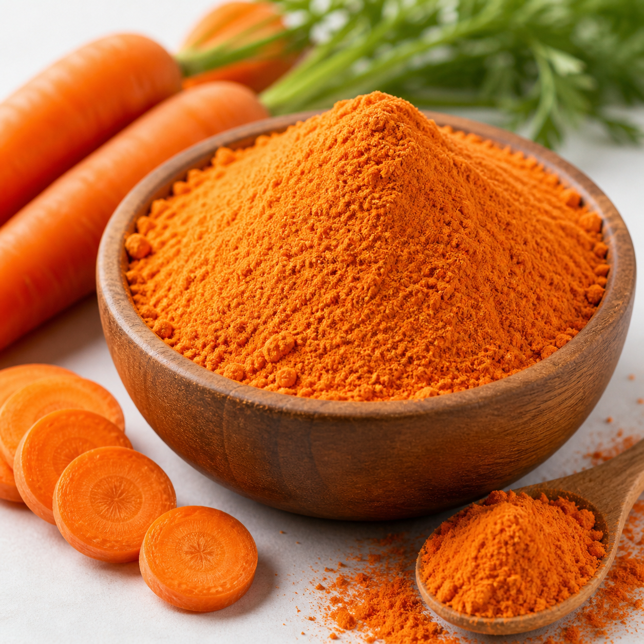 Dried Delicious Dried Carrot Powder, 100% Natural, No Sugar Added, Gluten Free, Not Frozen,200gm - Thumbnail 3