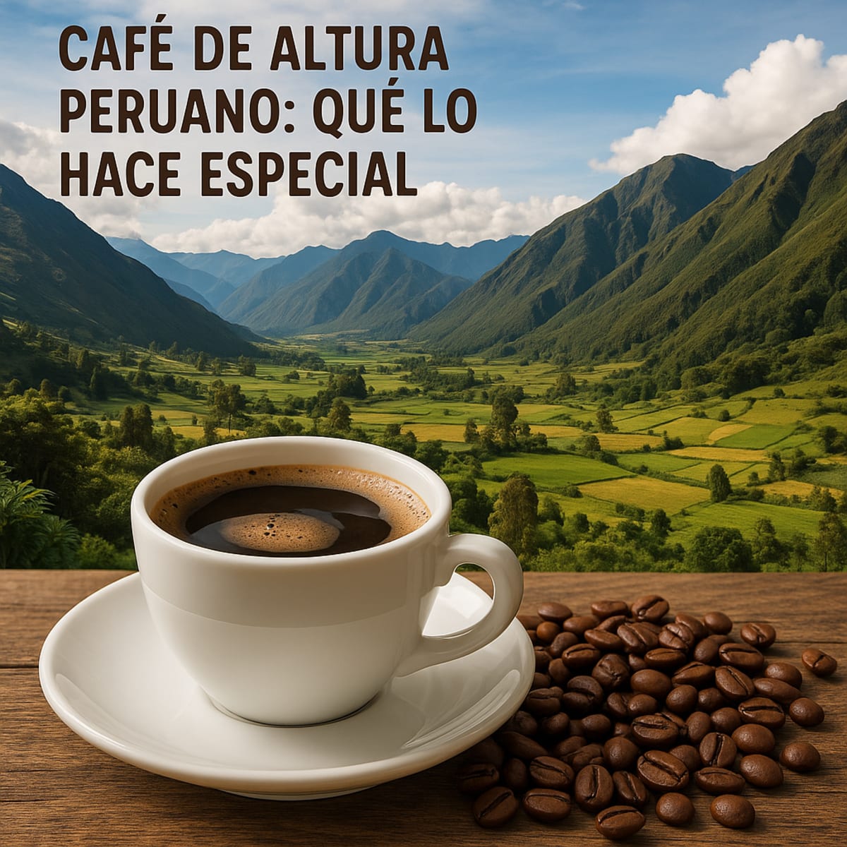 Café de altura peruano