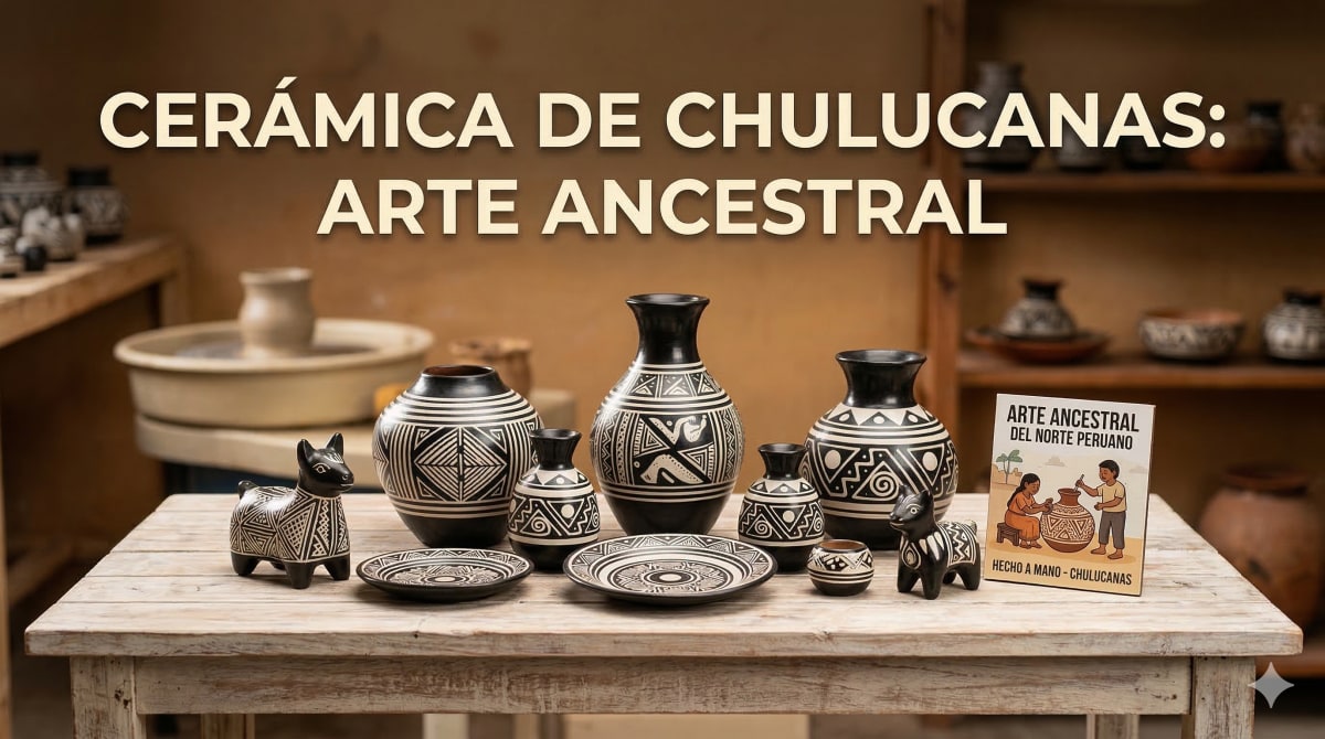 Cerámica de Chulucanas con decoración negativa