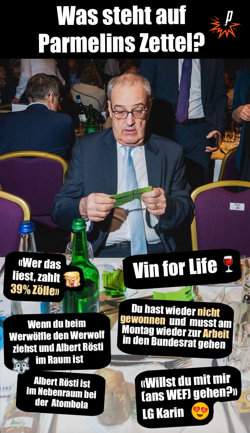 Frage der woche: Was liest Guy Parmelin?