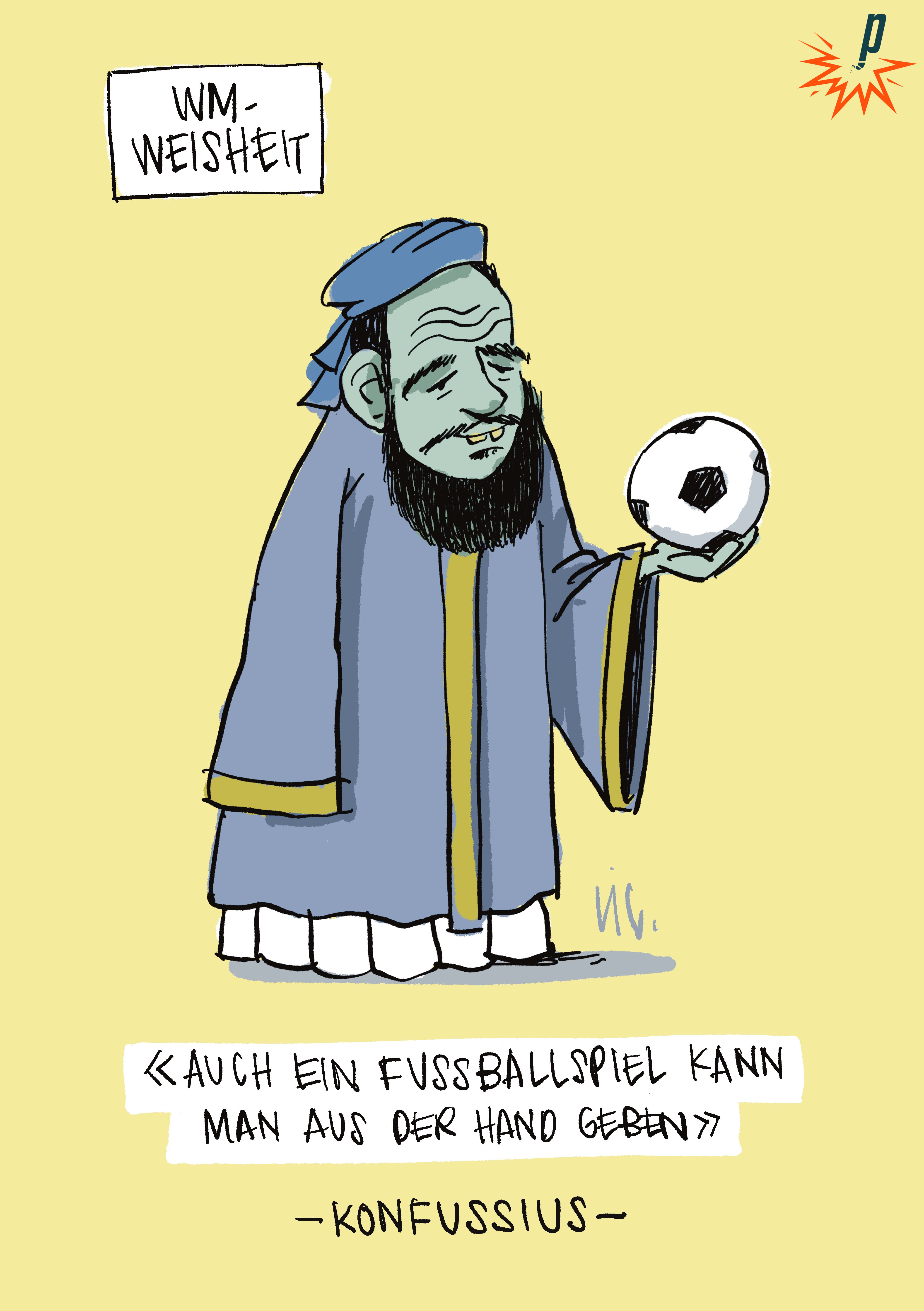 Konfussius sagt nach dem 1:1 der Schweiz gegen Katar: "Auch ein Fussballspiel kann man aus der Hand geben."
