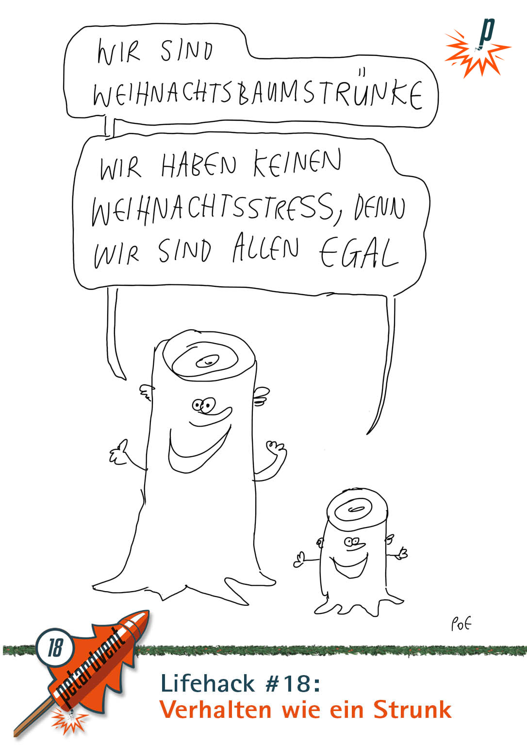 Petardvent - Livehack 18: Entspannt wie ein Strunk, von Pause ohne Ende für Petarde