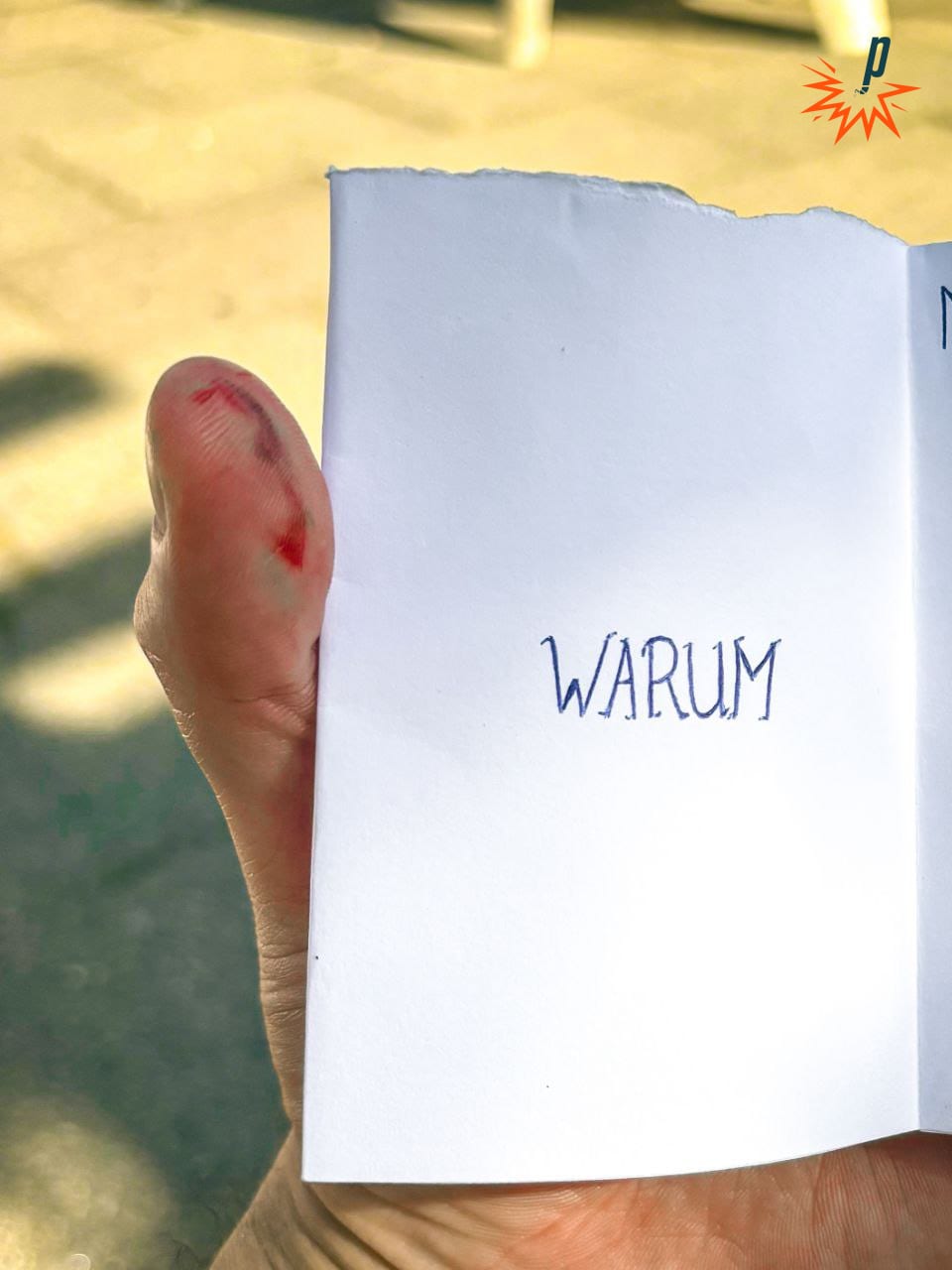 Skizze "Warum" von Valerio Moser