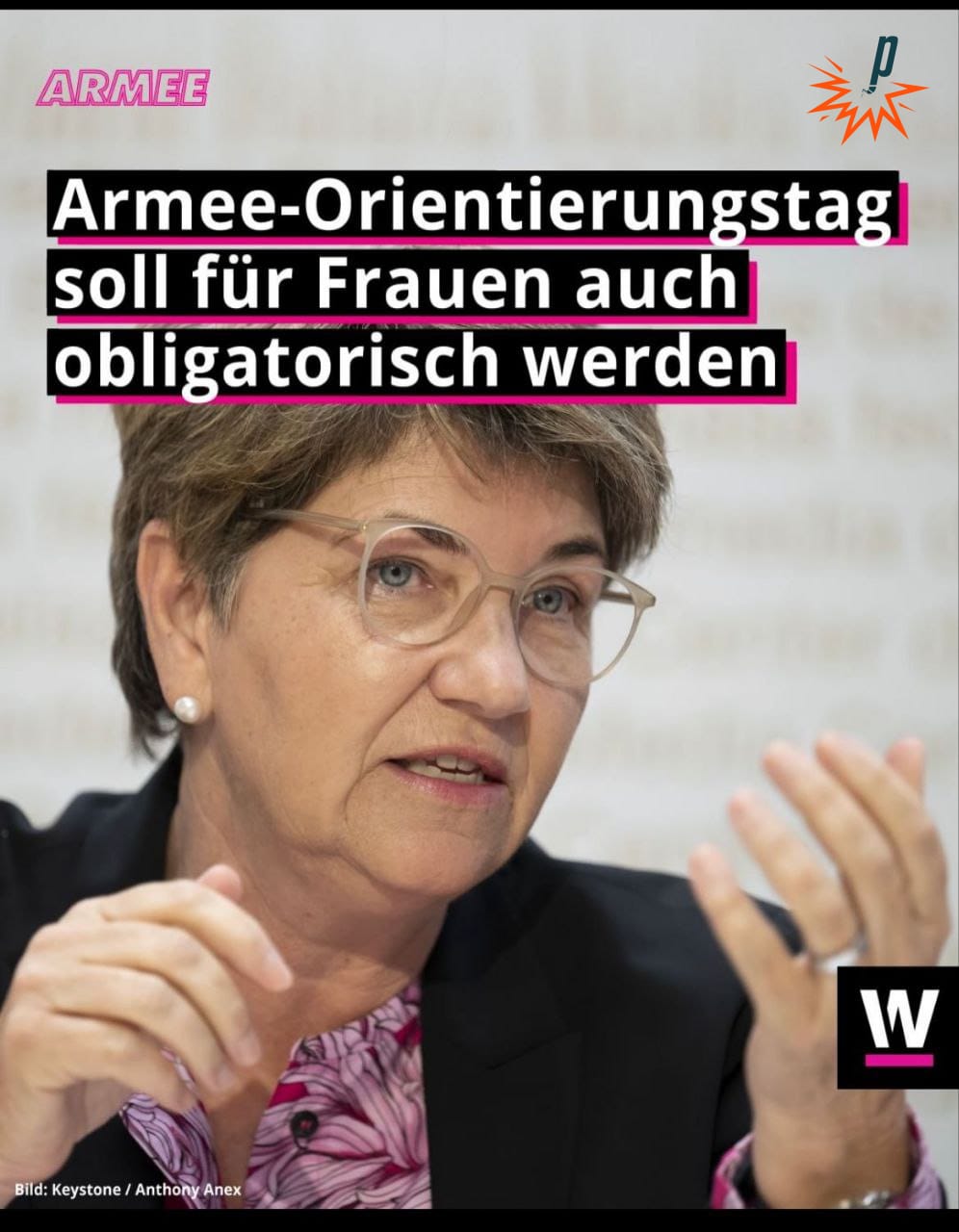 Armee-Oreintierungstag soll für Frauen auch obligatorisch werden