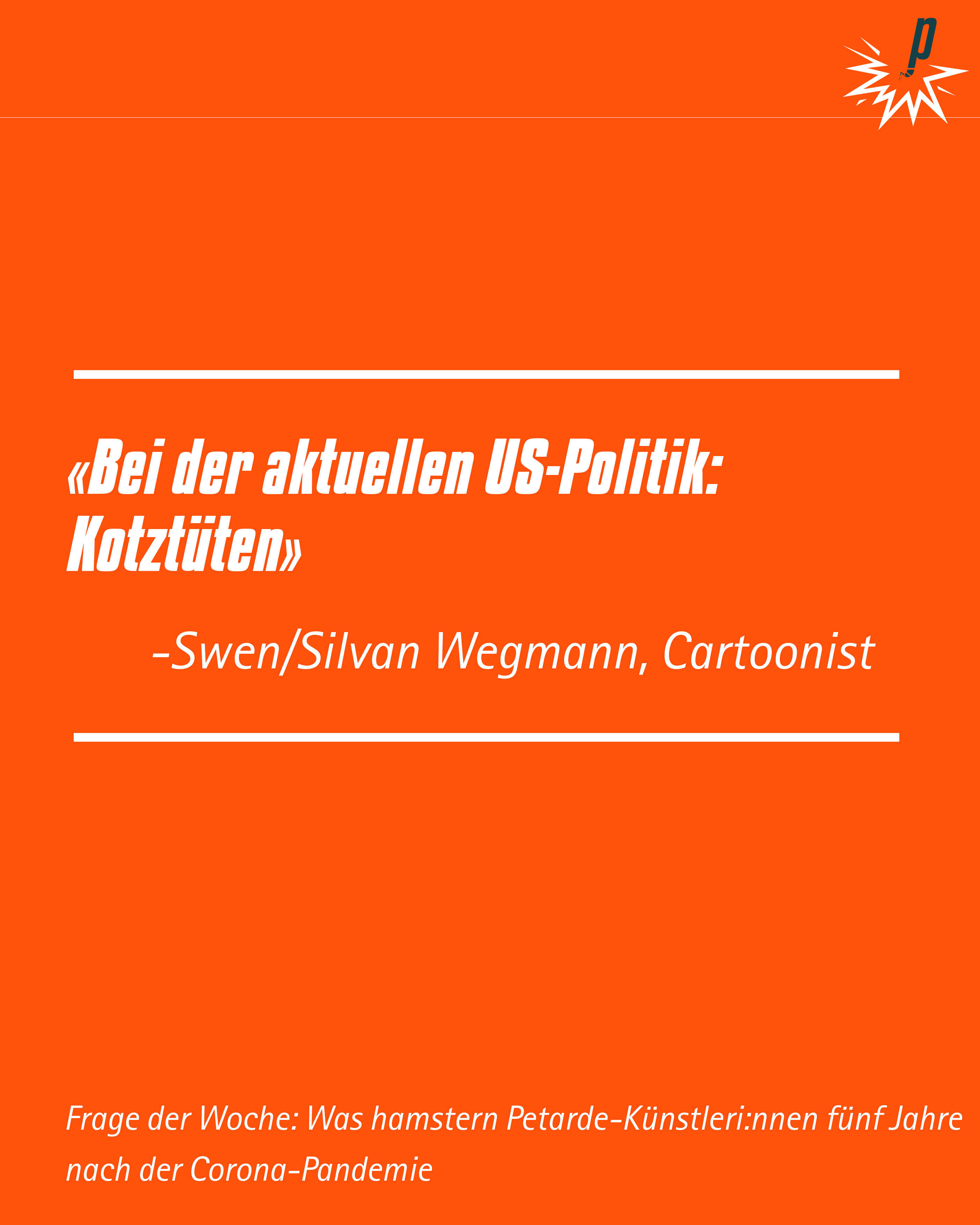 Bei der aktuellen US-Politik: Kotztüten