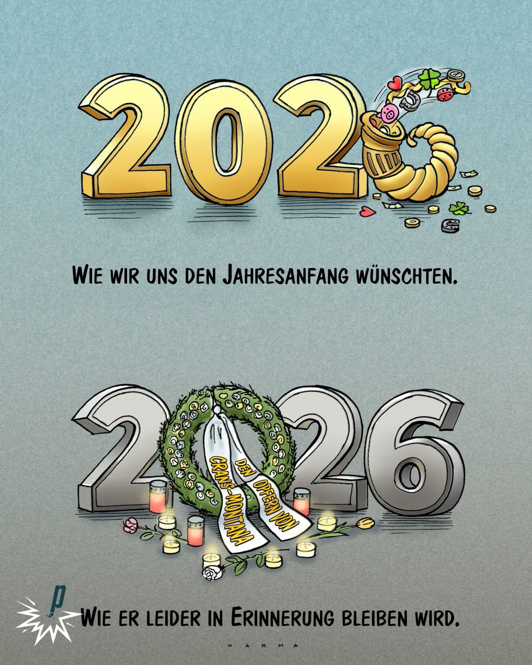 Wie der Jahreswechsel in Erinnerung bleiben wird. 