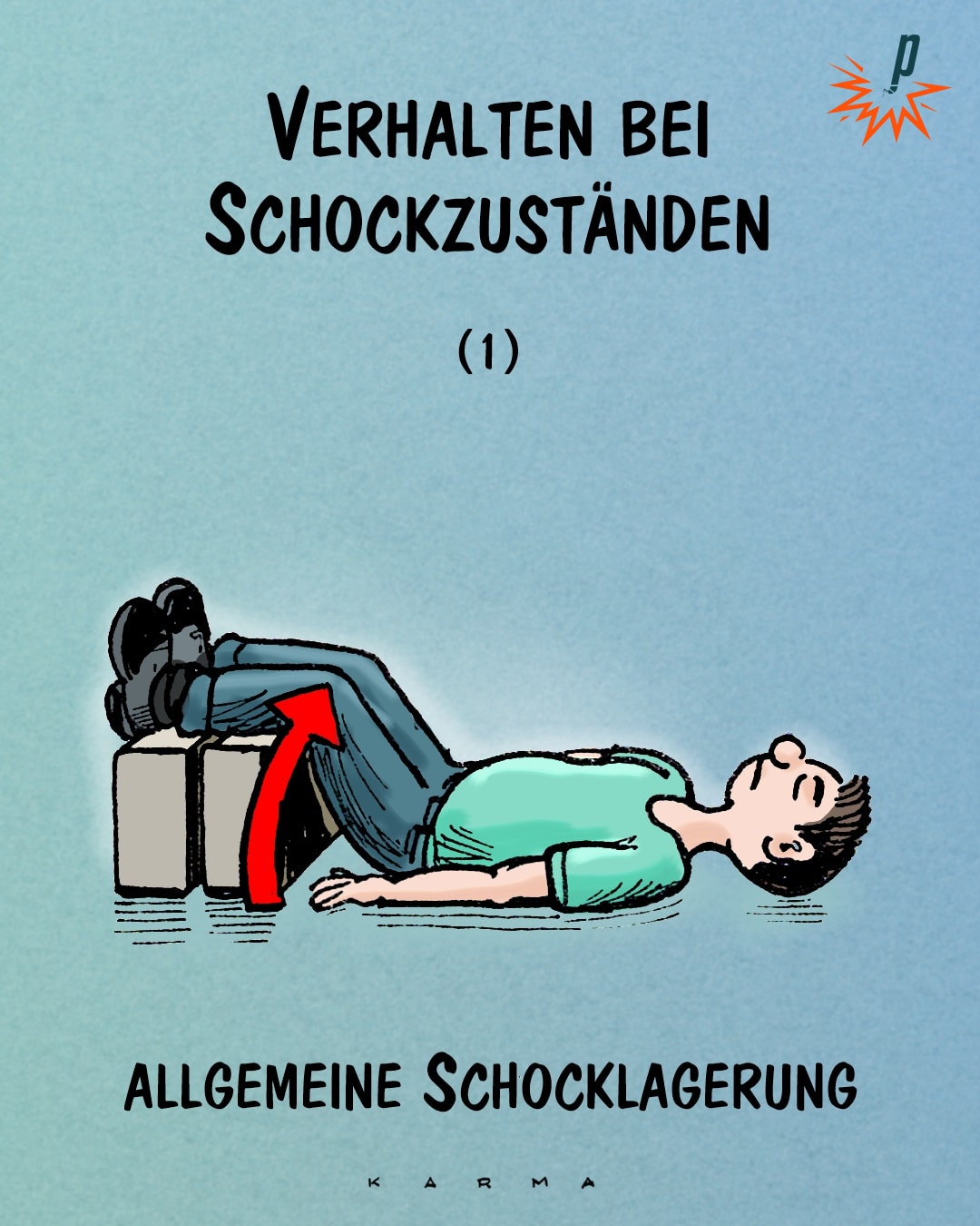 Verhalten bei Schockzuständen