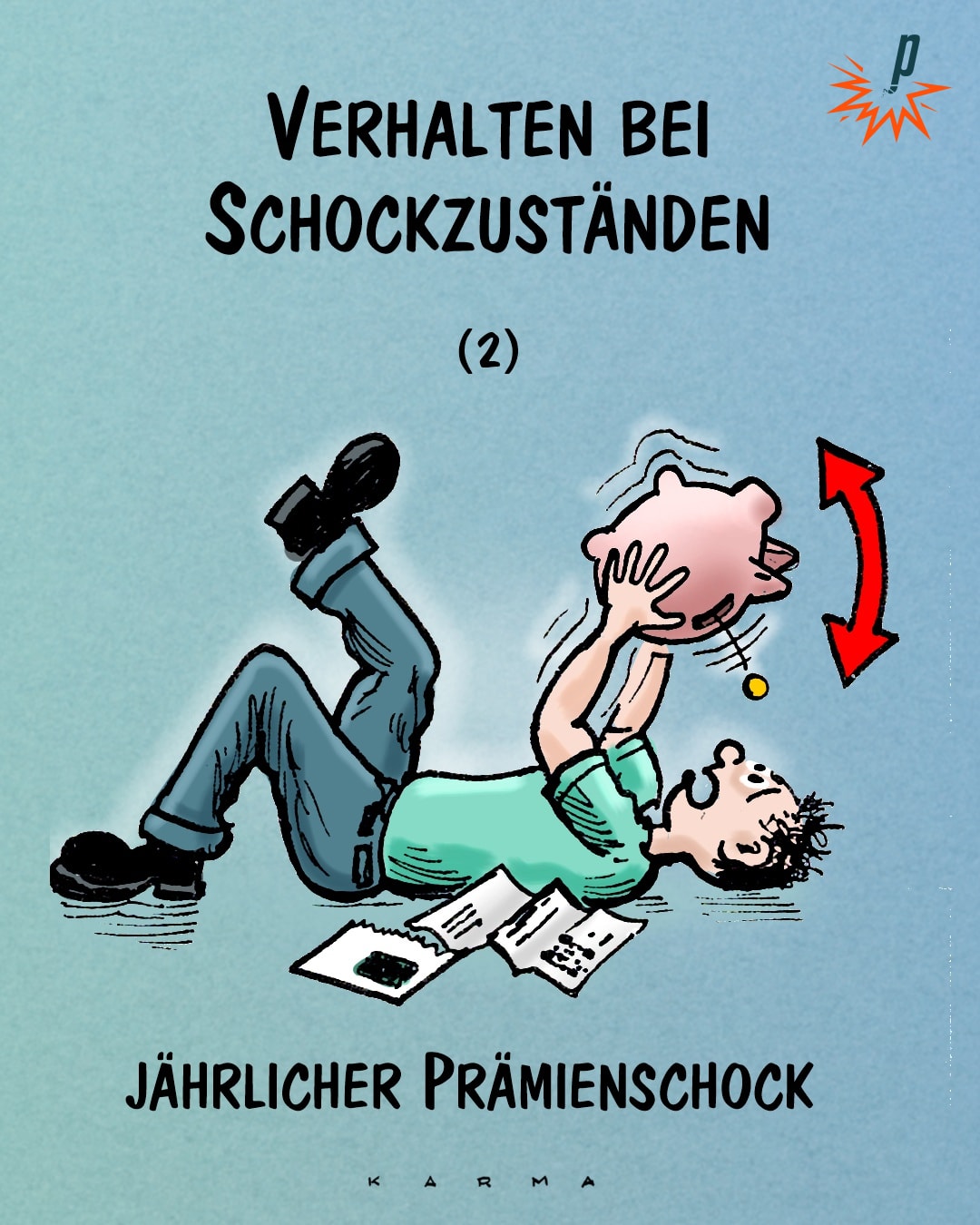 Verhalten bei Schockzuständen