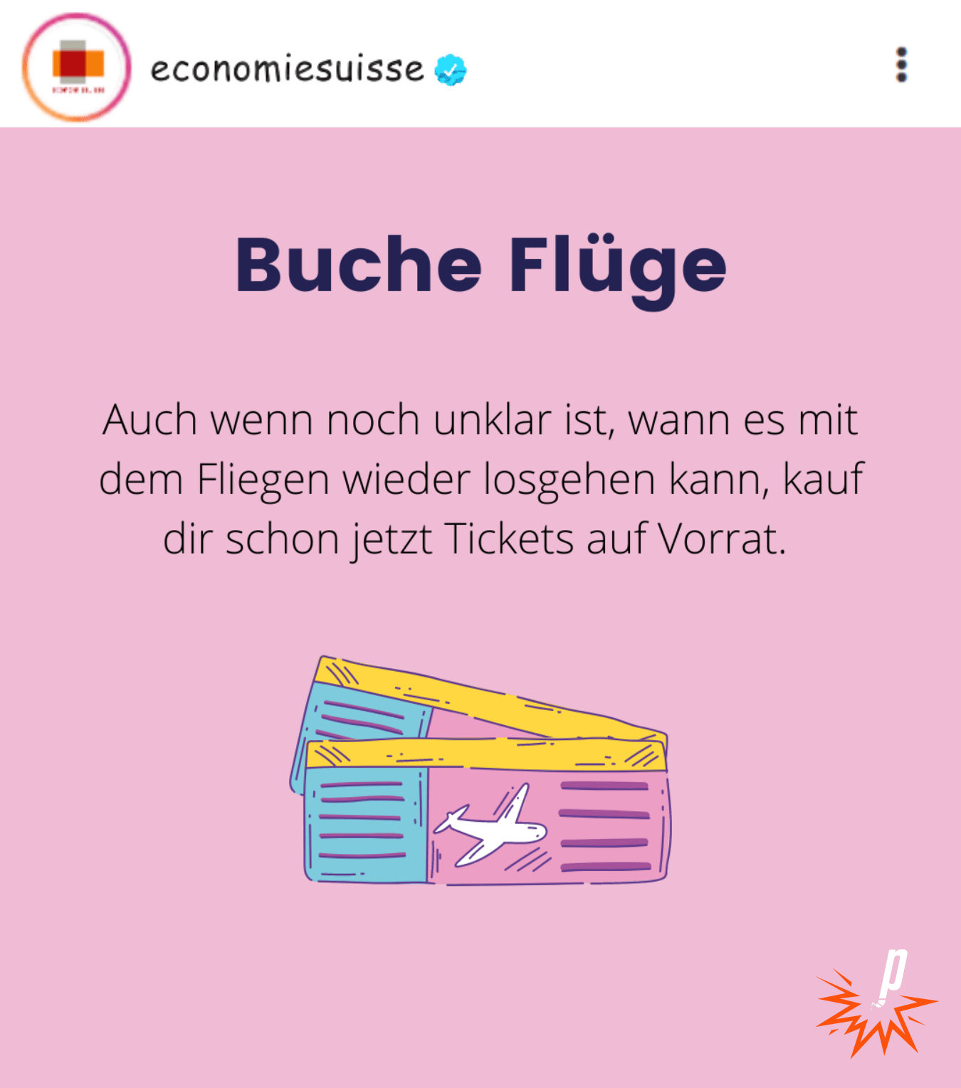 Buche Flüge. Auch wenn noch unklar ist, wann es mit dem Fliegen wieder losgehen kann, kauf dir schon jetzt Tickets auf Vorrat.