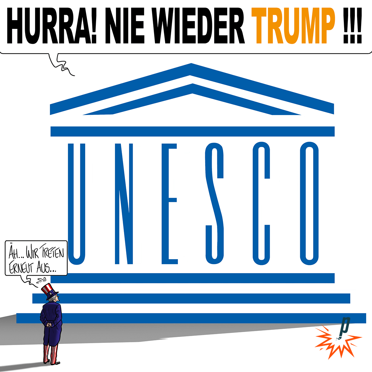 Die USA treten unter Trump 2.0 erneut aus der UNESCO aus.