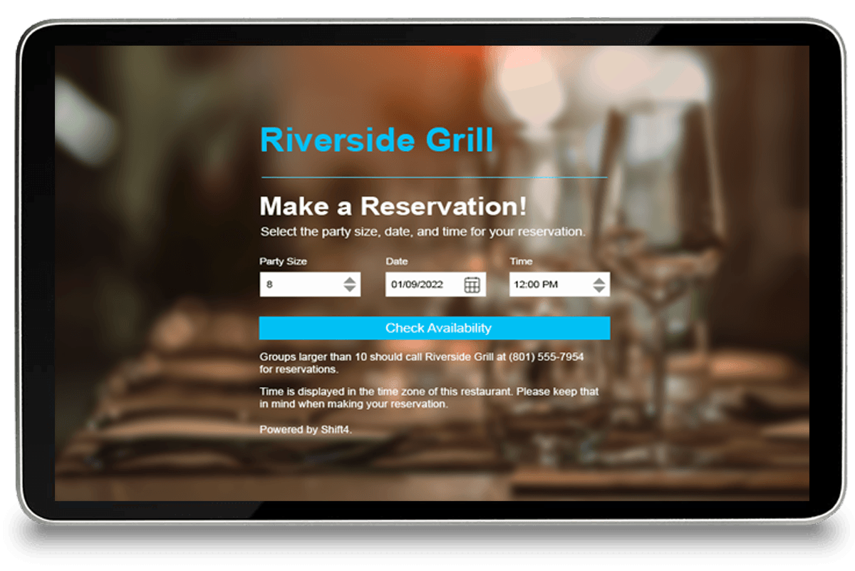 reservations and waitlist