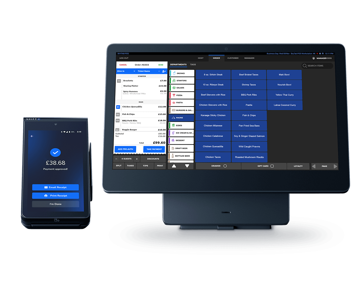 SkyTab Mobile and SkyTab POS systems