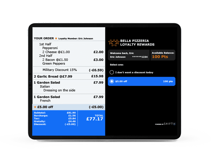 Tablet with loyalty and marketing features from SkyTab POS