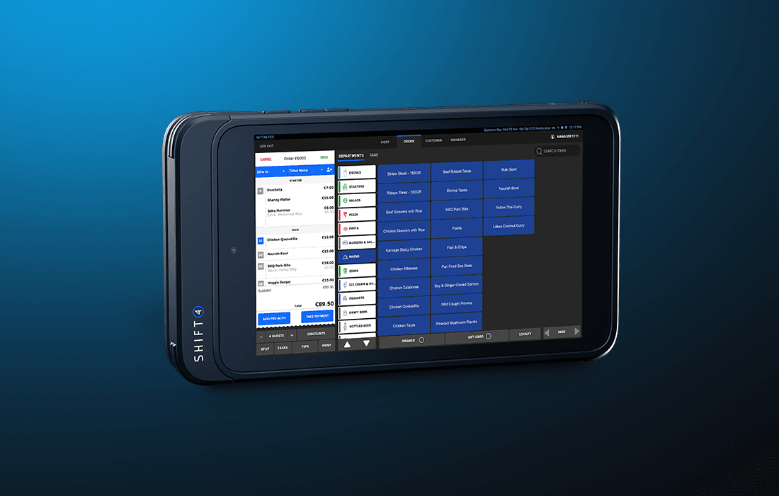 SkyTab Glass POS device