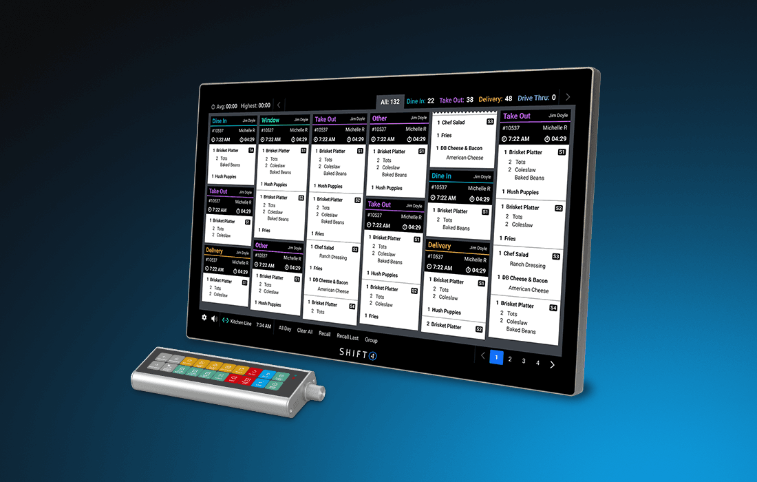 SkyTab Kitchen Display System and Bump Bar