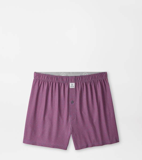 Lobster Boil Performance Boxer Short in BALI BLUE