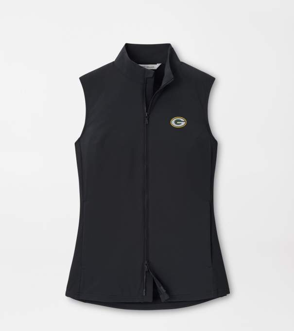 Green Bay Packers Women's Dunes Vest in Black