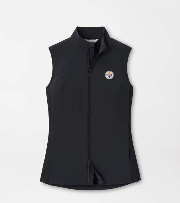 Pittsburgh Steelers Women's Dunes Vest in Black