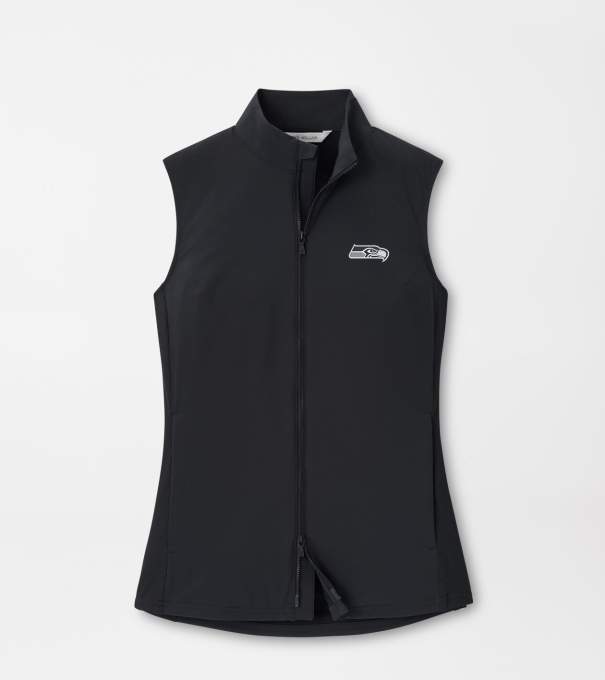 Seattle Seahawks Women's Dunes Vest in Black