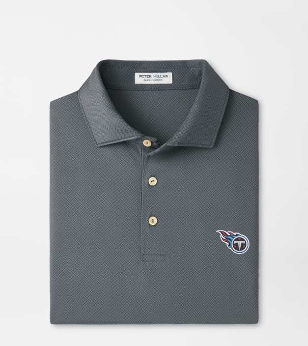 Tennessee Titans Hugo Performance Jersey Polo in Iron