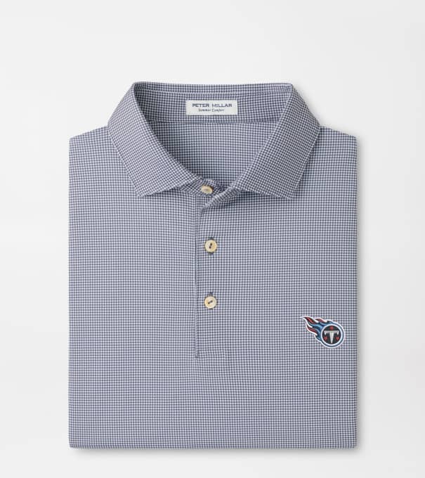 Tennessee Titans Border Performance Jersey Polo in Iron